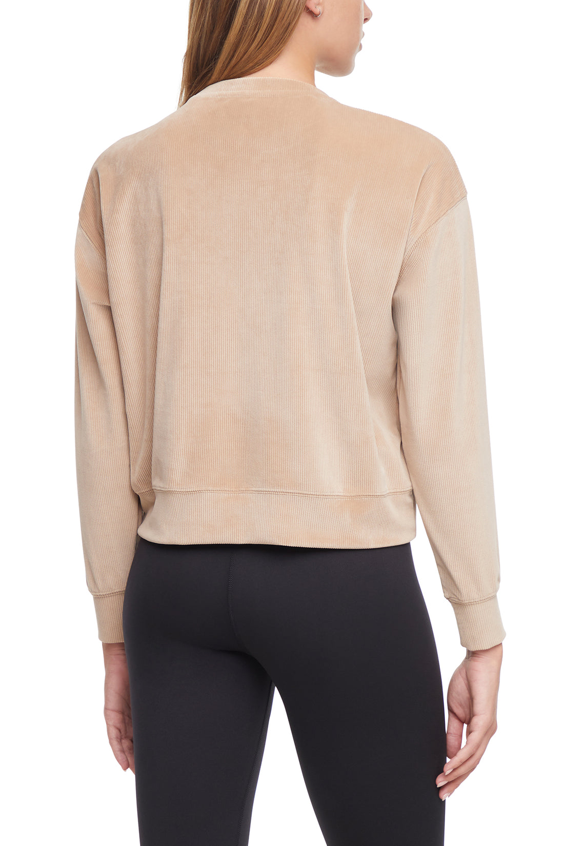 Stormi Sweatshirt, alternate angle view, showing visible design features and texture of the soft knit fabric. 