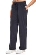 Stormi Pant, alternate angle view, showing visible design features and texture of the durable stretch fabric.. #color_black