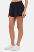 Tara Woven Short, alternate angle view, showing visible design features and texture of the soft knit fabric. 