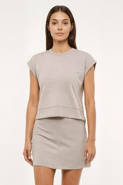 Becky Short Sleeve Crew Neck Top*