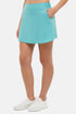 Hazel Woven Skort, front view, showing visible design features and texture of the soft knit fabric. 