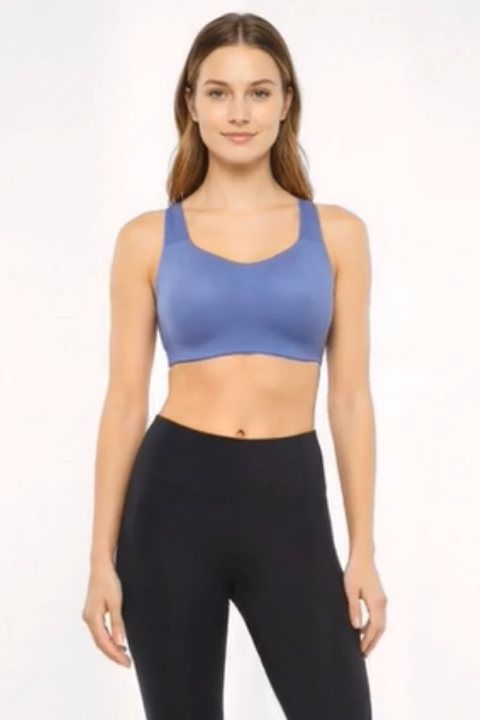 Willow Molded Bra - Gray Blue