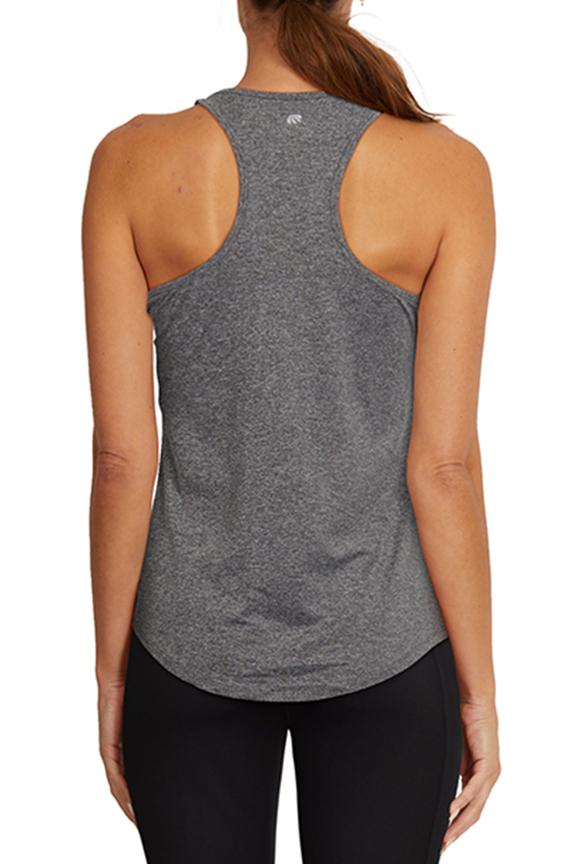 Motion Tank, alternate angle view, showing visible design features and texture of the soft knit fabric..