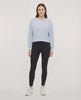 Becky Long Sleeve Crew Neck, alternate angle view, showing visible design features and texture of the soft knit fabric. #color_skyway