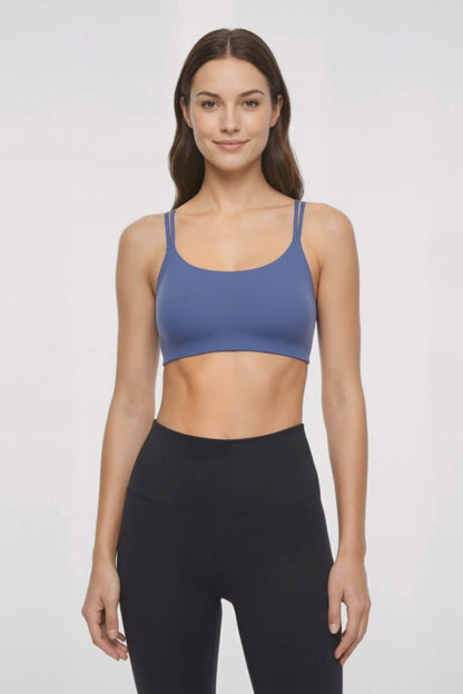 Camilla Sports Bra - Gray Blue