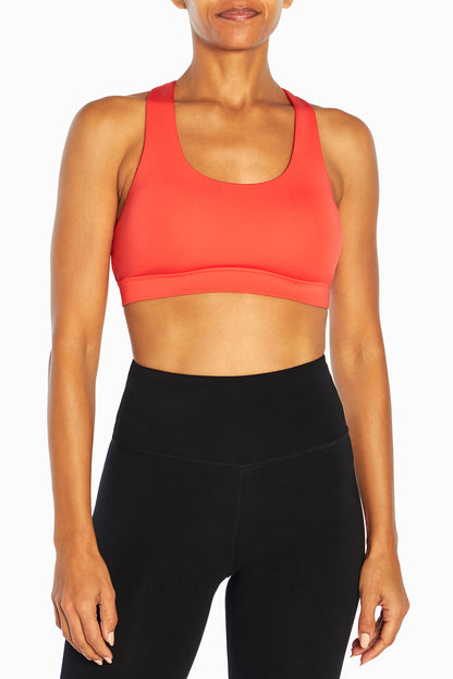 Sweaty Betty Orange Circuit Zip Up Sports Bra Size M - $26 - From Amber