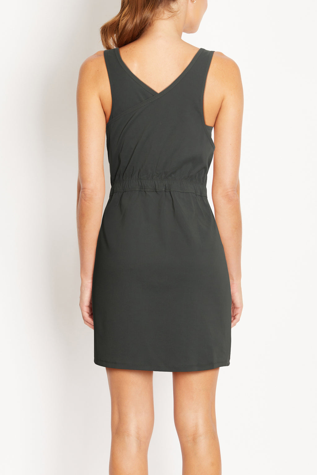 Bristol Dress, side view showing pocket placement, showing visible design features and texture of the soft knit fabric.. #color_urban-chic