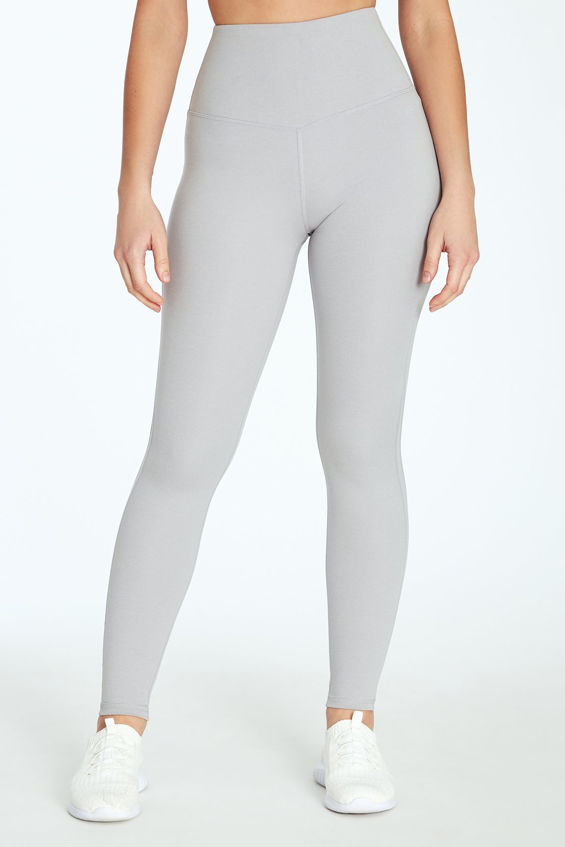 Contour Ankle Legging, alternate angle view, showing visible design features and texture of the stretch knit fabric..